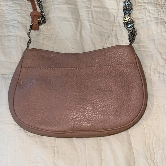 Rare Brighton Rosalie pink Leather Shoulder Handbag Vintage - Picture 3 of 13